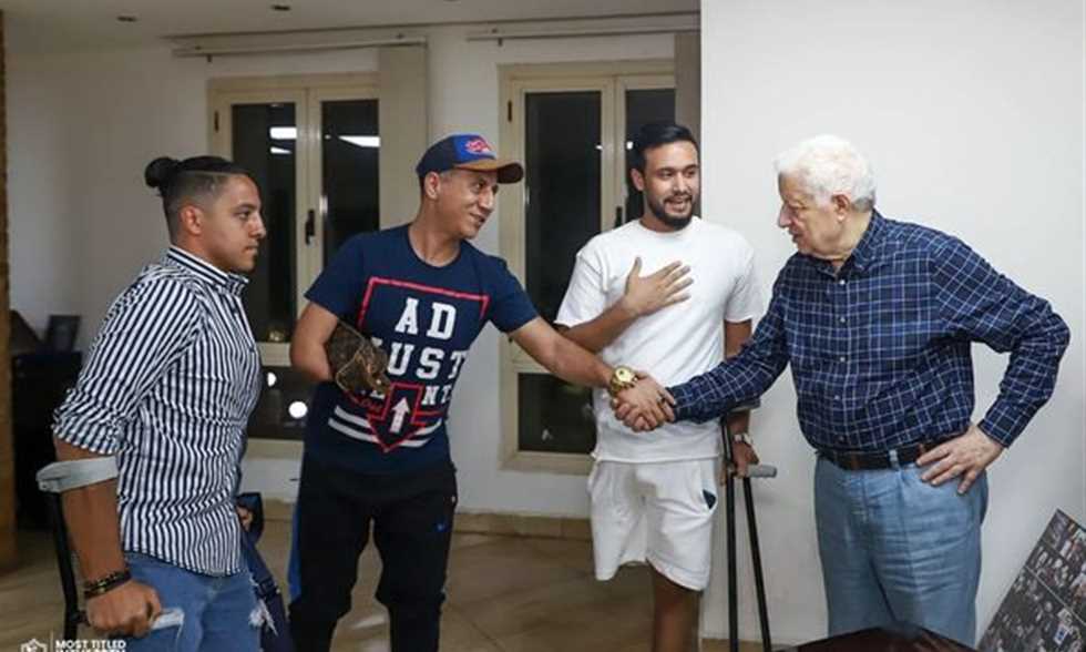 FilGoal | أخبار | بعد استقبال مؤسس اللعبة في مصر.. رئيس الزمالك يوافق على تكوين فريق للمبتورين