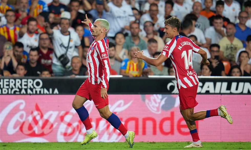 FilGoal | أخبار | جريزمان ما بعد الـ 60 يقود أتليتكو مدريد لفوز صعب على فالنسيا