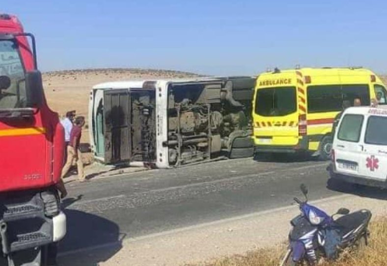 المغرب/ حافلة/ حادث/ انقلاب