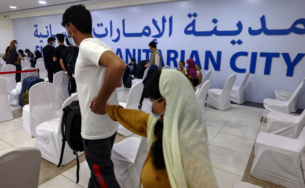 الإمارات.. اللاجئون الأفغان يحتجون للمطالبة بإعادة توطينهم في الولايات المتحدة