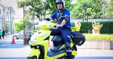 الصحة: الاسكوتر الإسعافى صديق للبيئة ويعمل بالشحن الكهربائى