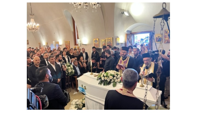 المركزية- لبنان ودّع جورج الراسي في مأتم مهيب