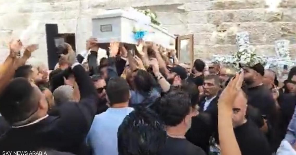 بالصور.. لبنان يودع جورج الراسي في جنازة مهيبة