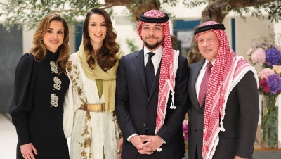 بالصور .. ولي عهد الأردن يعقد خطبته على الشابة السعودية "رجوة آل سيف" بالرياض
