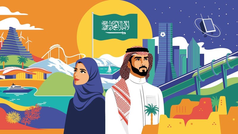 تركي آل الشيخ يطلق هوية اليوم الوطني السعودي الـ92 - أخبار السعودية