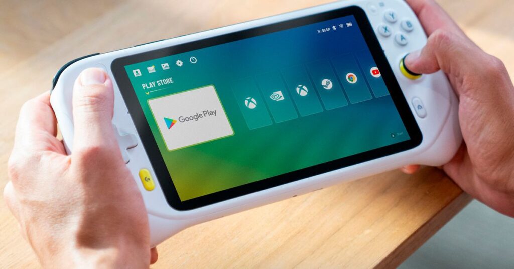 تسريبات الألعاب السحابية المحمولة من Logitech مع تطبيقات Android وواجهة مستخدم تشبه Switch
