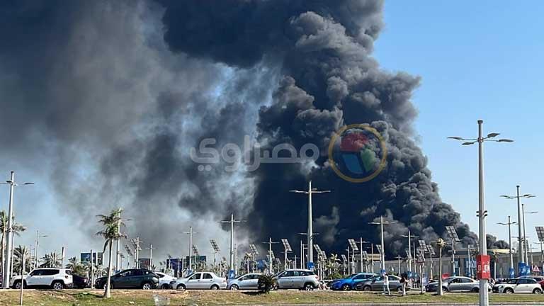 حريق مدمر.. ماذا حدث في كارفور الإسكندرية؟ (تايم لاين بالصو