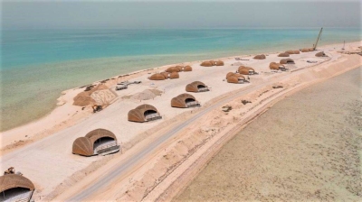 شاهد.. آخر الأعمال بمنتجع ومحمية نجومة في مشروع البحر الأحمر • صحيفة المرصد