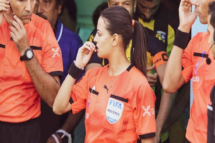 شاهندة المغربي.. أول "حكمة ساحة" في الدوري المصري