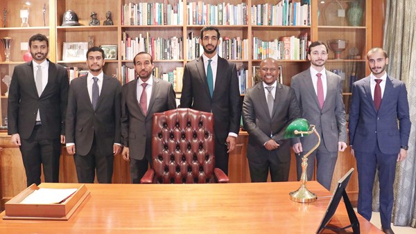 شخبوط بن نهيان ورئيس جنوب أفريقيا يبحثان العلاقات الثنائية