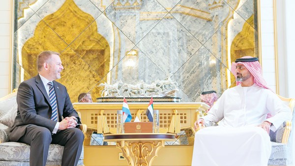 عمار النعيمي يبحث التعاون مع سفير دوقية لوكسمبورغ