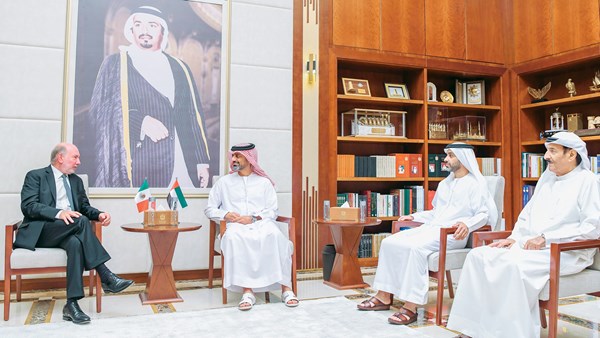 عمار النعيمي يبحث مع سفير المكسيك علاقات التعاون بين البلدين