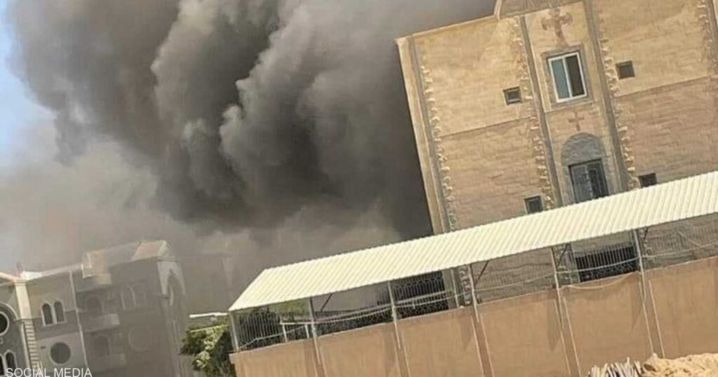 كيف تسبب اللعب في حريق كنيسة بالمنيا؟.. وكيل المطرانية يوضح