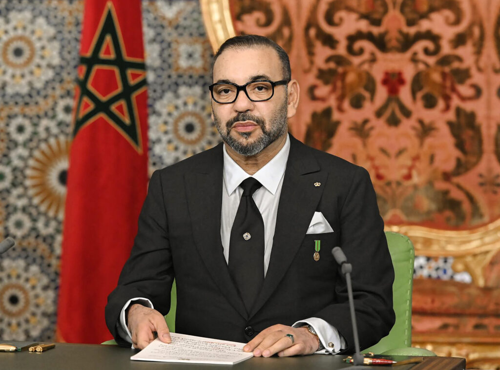 الملك محمد السادس يلقي خطابا في 6 نوفمبر 2021