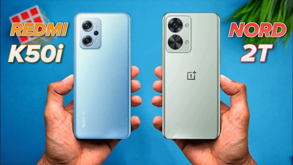 مقارنة المواصفات بين Redmi K50i وOnePlus Nord 2T والأسعار