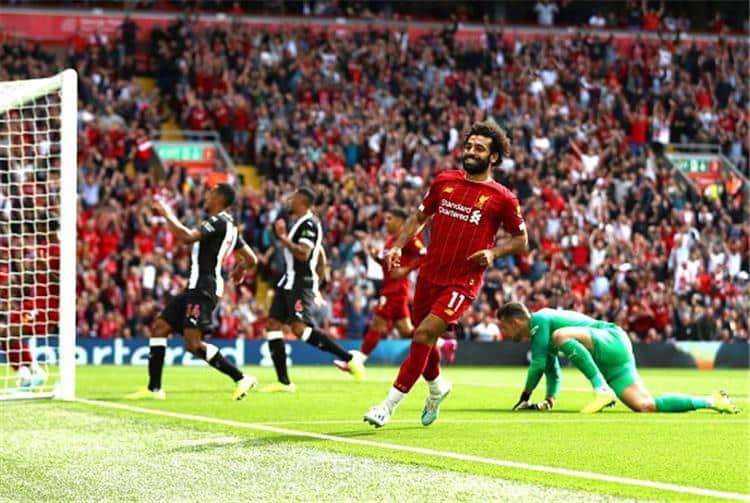 محمد صلاح من مباراة سابقة بين ليفربول ونيوكاسل