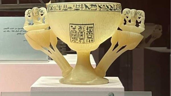 أبرزها كأس الأمنيات.. قطع أثرية من مقتنيات توت عنخ آمون بمتحف الغردقة