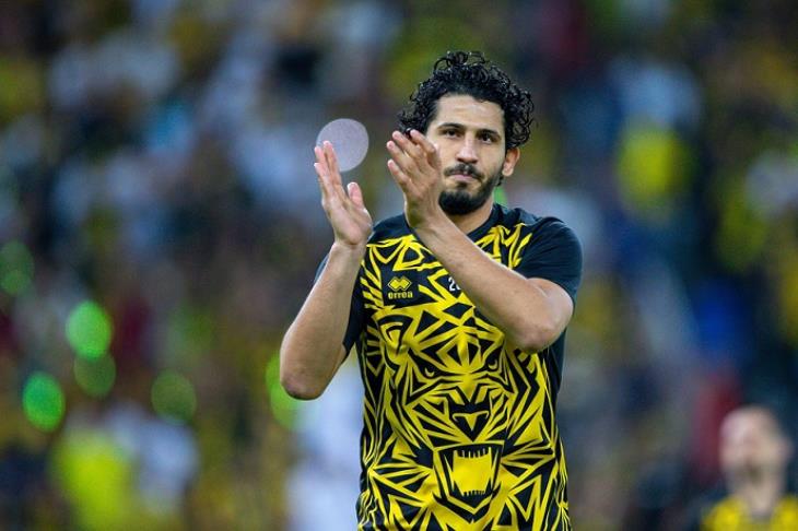 أحمد حجازي يسجل الهدف الأول لاتحاد جدة أمام الرائد