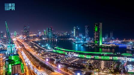 أخبار 24 | اللون الأخضر يزين برج خليفة ومباني البحرين ويضيء جسر عبدون المعلق بالأردن احتفالا باليوم الوطني