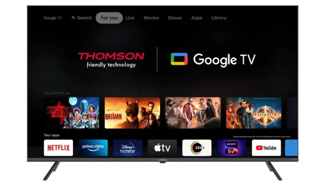 أطلق Thomson سلسلة من المسلسلات التلفزيونية QLED مع Google TV و Dolby Vision و Atmos في الهند ابتداءً من 33999 روبية.  أخبار التكنولوجيا ، Firstpost