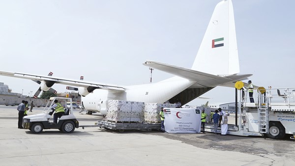 «الهلال» يواصل مساندة متضرري السيول في باكستان والسودان