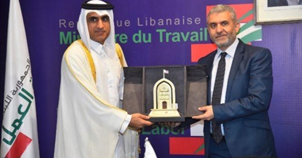 بيرم عرض مع وفد قطري لآلية توفير فرص عمل للبنانيين | سياسة