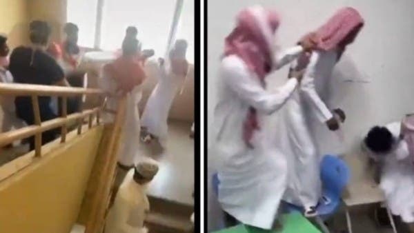 تبادل لكمات بين طالبين ينتهي بنقل أحدهما للمستشفى