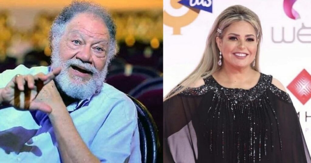 تصرف معيب من صابرين بحق يحيى الفخراني على المسرح.. مساعدتك له ليست عيباً!