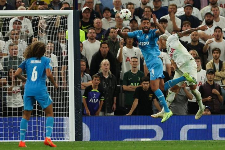 توتنهام يفوز على مارسيليا في دوري أبطال أوروبا