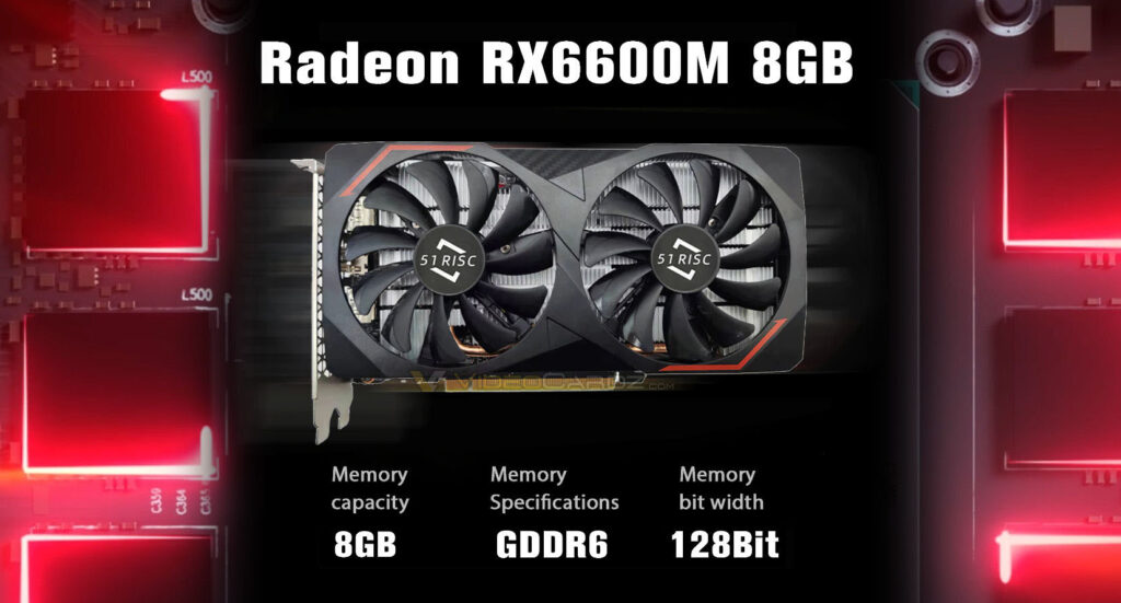 تُباع وحدات معالجة الرسومات المحمولة AMD Radeon RX 6600M كبطاقات سطح المكتب أرخص بكثير من RX 6600