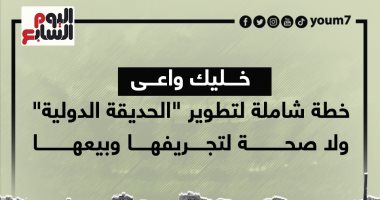 خليك واعى.. خطة شاملة لتطوير "الحديقة الدولية" ولا صحة لبيعها (إنفوجراف)