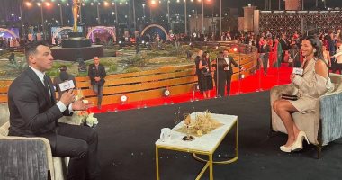 دنيا سمير غانم تتغزل فى زوجها بعد لقائهما فى مهرجان القاهرة