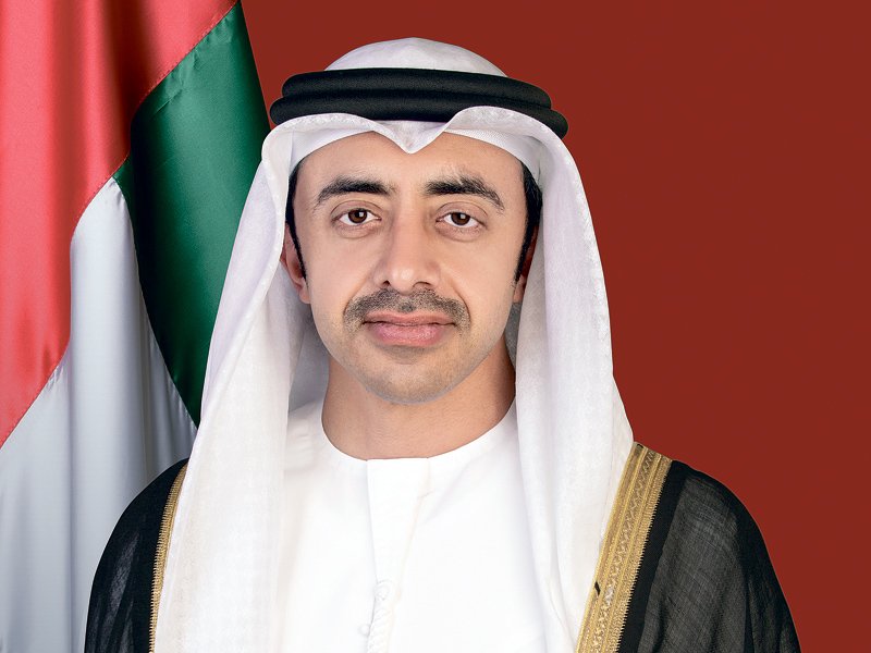 رئيس إسرائيل يستقبل عبدالله بن زايد