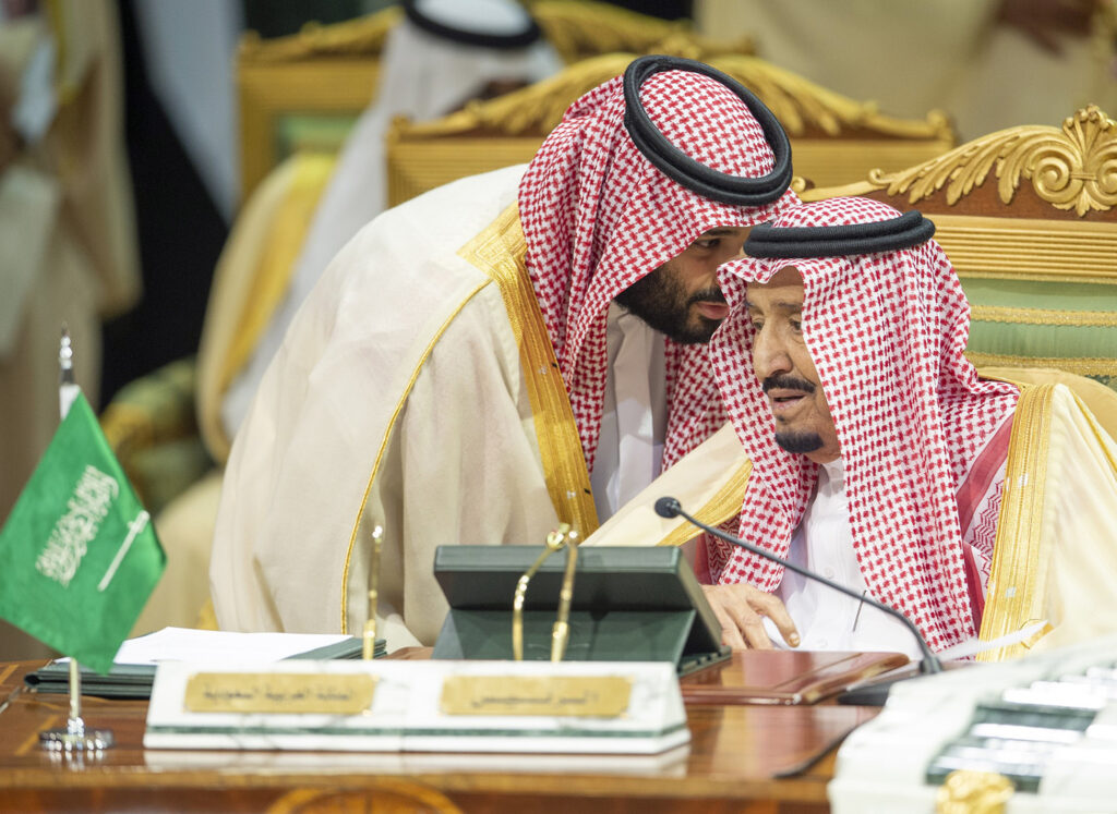 الملك سلمان بن عبد العزيز وولي العهد محمد بن سلمان