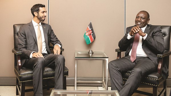 شخبوط بن نهيان ورئيس كينيا: فتح آفاق جديدة للتعاون
