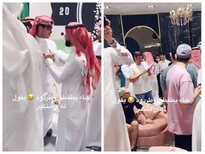 طرد أحد المعجبين تهجم على "سمول كابتشينو" ووصفه بالمتكبر أثناء افتتاح مقهى الأخير بالرياض • صحيفة المرصد