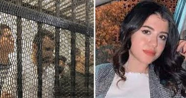 قاتل نيرة أشرف يظهر لأول مرة بالبدلة الحمراء أمام النقض بجلسة 26 يناير