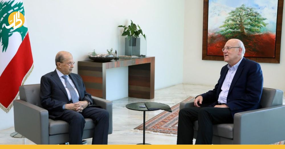 &nbsp;لبنان.. عون يرفض ترك المنصب لحكومة ميقاتي ويلوح بخطوات تصعيدية