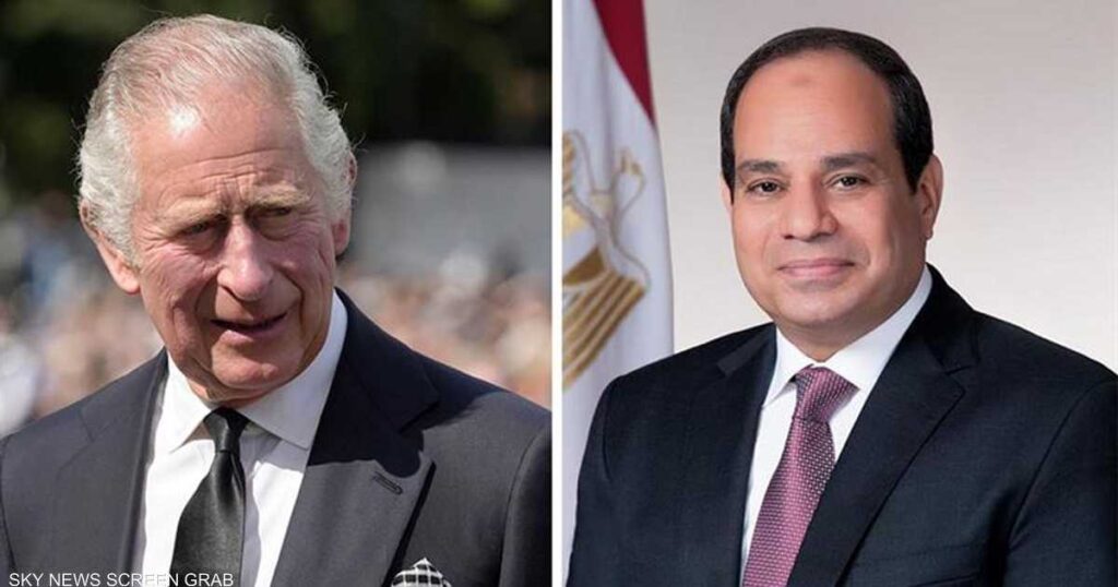 مصر.. السيسي يجري اتصالا هاتفيا مع الملك تشارلز الثالث