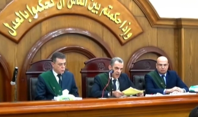 مصر.. شاهد لحظة نطق القاضي بقرار إيداع قاتل الطالبة "سلمى بهجت " بمستشفى المجانين