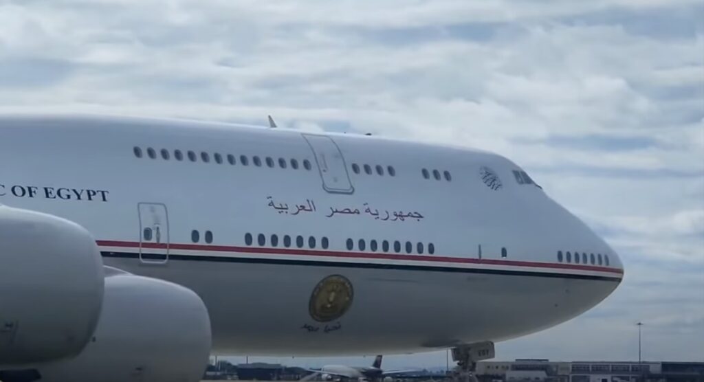 الطائرة الرئاسية المصرية الجديدة