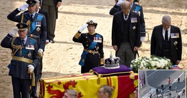 منع الأميرين أندرو وهاري من التحية الملكية لموكب نعش الملكة إليزابيث