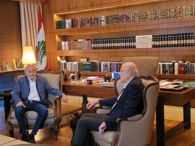 ميقاتي استقبل جنبلاط وهذا ما تم التباحث فيه