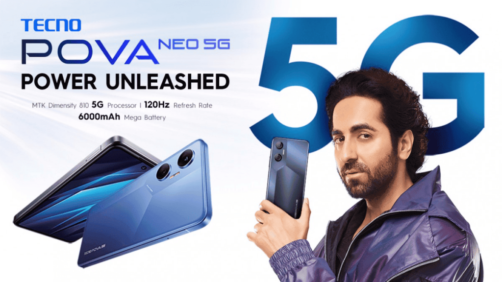 يصل Tecno Pova Neo 5G بكثافة 810