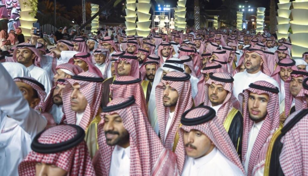 صورة من حفل زفاف الراجحي