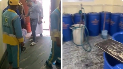 شاهد.. مداهمة مصنع تديره عمالة مخالفة داخل فيلا سكنية في الرياض.. وبعد تفتيشه كانت المفاجأة