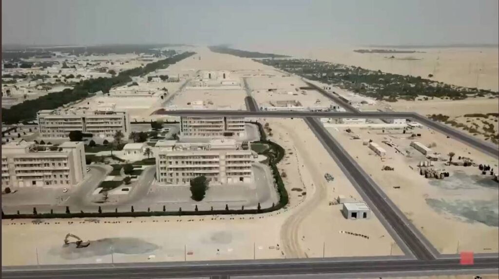 طرق وبنية تحتية لخدمة 146 قسيمة سكنية في غياثي