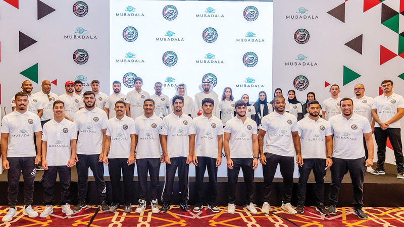 «مبادلة» ترعى المنتخب الوطني للجوجيتسو