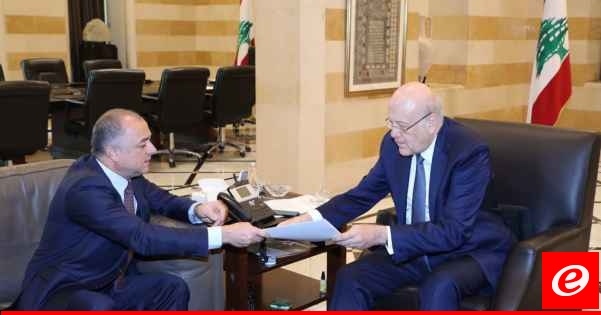 ميقاتي طلب من ممثلي شركة توتال المباشرة بالاجراءات التنفيذية للتنقيب في المياه اللبنانية فورا