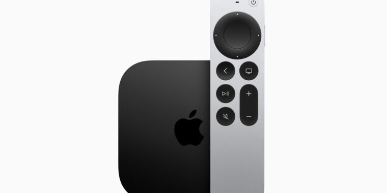 يتم تشغيل Apple TV 4K الجديد بواسطة شريحة A15 ، مما يضيف مساحة تخزين و HDR10 +